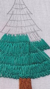 25K views · 620 reactions | Christmas Tree Embroidery design in 2025. 殺 #handembroidery #embroiderydesign #embroidery #handmade #Stitch #embroiderywork #embroiderystitches #diyrocel #youtubeshorts #Christmas | Charmaine Azoulay | Facebook