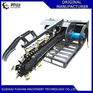 [Hot Item] Skid Loader High Flow Trencher Heavy Duty Trencher