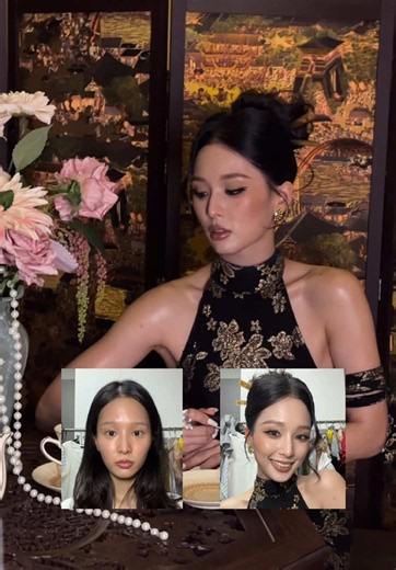 I finally recorded the full process behind my viral Chinese makeup transformation from @oneoftwelve_studio @OneOfTwelve_NewChineseStudio 🖤 The amount of DETAIL that went into the base, individual brow hairs, layered lashes, anti-blush placement and smoky eyes completely changed how I look at makeup 😭 Definitely saving some of these makeup artist techniques to recreate at home. #chinesemakeup #chinesemakeupartist #makeuptutorial #smokeymakeup #douyinmakeup