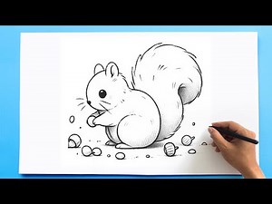 Squirrel Drawing