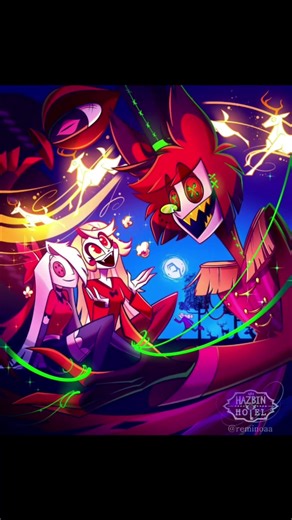 me encontré esta versión de Coraline y la puerta secreta 🫣 créditos a su autor original 😉#vi #hazbinhotel #alastor #charliemorningstar #alastorhazbinhotel