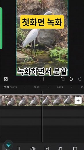 스마트폰 화면 녹화 #쇼츠 #하루일상 #화면녹화 #캡컷편집 #영상편집 #shorts #배우는중 #60대 #영상분할 #영상녹화