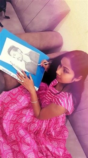 Customized Sketch Making ✨❤️ | Handmade Portrait Sketch | Best Gift for Your Loved Ones 🎁 | #shorts