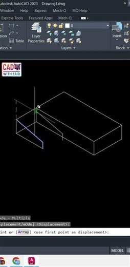 AutoCAD Tutorial | BASIC ISOMETRIC DRAWING 20