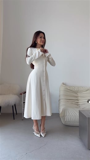 MARBL. on Instagram: "Pretty Woman Dress in ivory 🤍"