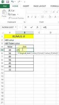 Basic Excel If Formula