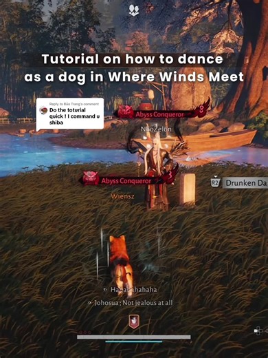 Dog Dance Tutorial in Where Winds Meet