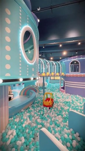 Shan Dong 350㎡ Ocean-Themed Playground: Haibeier Turnkey Case – Undersea Fairy Tale Indoors