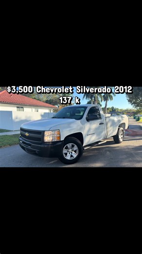 Affordable Chevrolet Silverado 2012 Prices in Miami