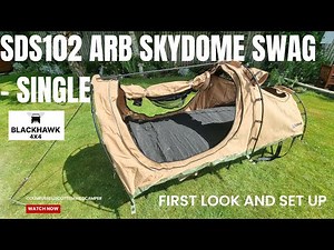 SDS102 ARB Skydome Swag - Single First look and set up. Outdoor gear review.
