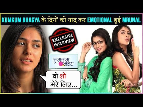 Mrunal Thakur Gets EMOTIONAL Talking About Kumkum Bhagya Serial & Bulbul Character | EXCLUSIVE