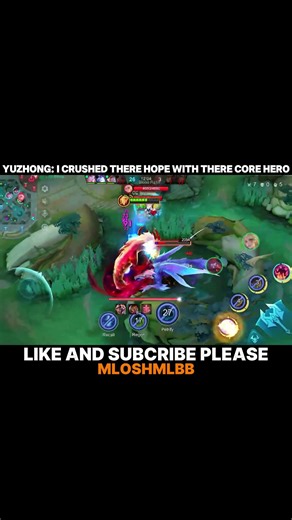 YUZHONG : I CRUSHED THERE HOPE WITH THERE CORE HERO | YUZHONG EXP LANE GAMEPLAY #mlbb