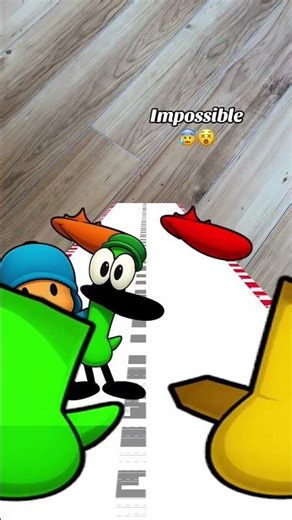 coloring pocoyo really impossible #game 😥😲 #tiktokgame #hungergamestiktok #shorts