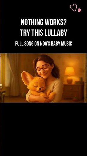 Her Voice Calms Every Baby 💖😴 #babymusic #lullaby