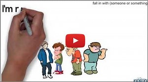 fall in with (someone or something)