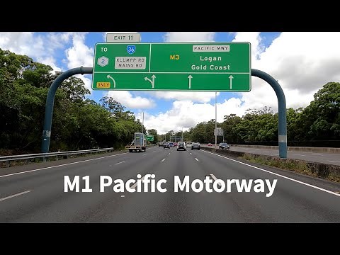 [4K] Driving Brisbane, M1 pacific motorway Queensland Australia