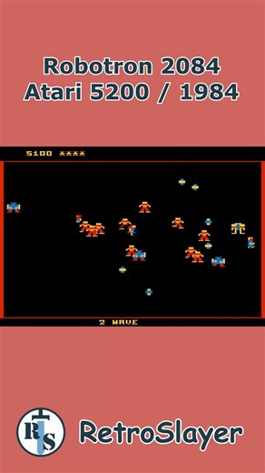 Robotron 2084 Gameplay Atari 5200