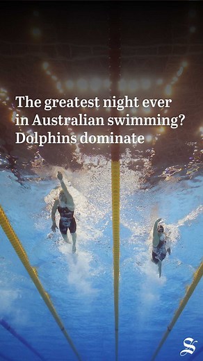 20K views · 403 reactions | Ariarne Titmus motored through the water to obliterate the world record by seven tenths of a second in the women’s 400m freestyle final 磊 It was just one of many successes at the world championships in what could be the greatest night ever in Australian swimming. Read the full story at the link in bio. Photo: Getty | The Sydney Morning Herald | Facebook