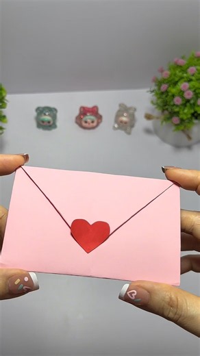 DIY Paper Envelope Without Glue 💌 #hanacreative #diy #crearive #paper #papercarft