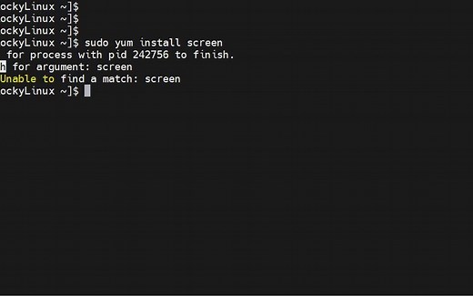 [教程]Linux 安装 screen 命令 即使退出终端 命令依然运行 CentOS为例