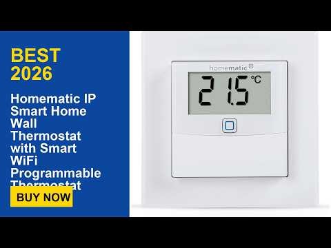Homematic IP Smart Home Wall Thermostat with Smart WiFi Programmable Thermostat Review