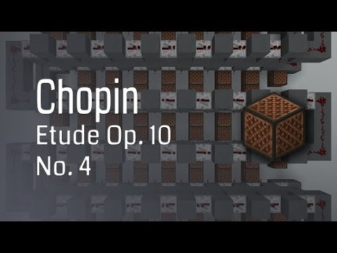Chopin - Etude Op. 10 No. 4 - Minecraft Note Block