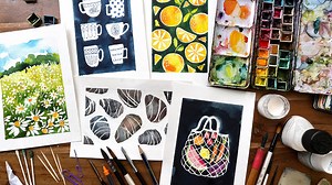 Master Masking Fluid in Watercolor Painting: 10 Day Art Challenge | Ohn Mar Win | Skillshare