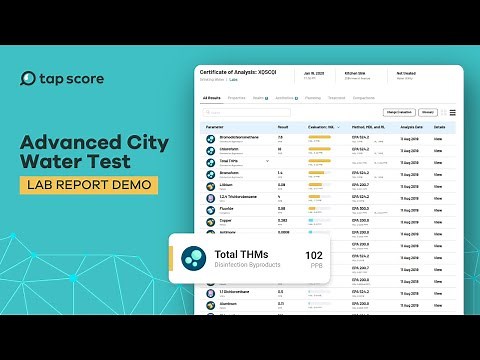 Understanding Your Tap Score Lab Report | Advanced City Water Test