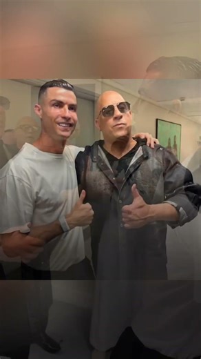Ronaldo Meets Vin Diesel🔥 | Speed Meets Family 💯 #shorts #ronaldo #vindiesel #mrsplit