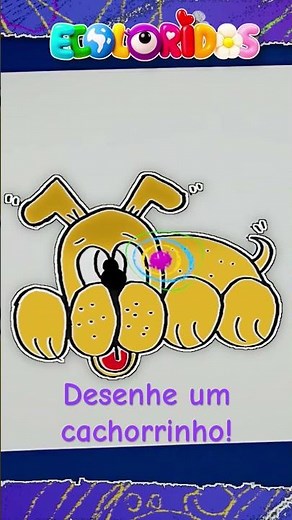 FÁCIL! Aprenda a desenhar um cachorrinho - passo a passo fácil e divertido #aprenderadesenhar