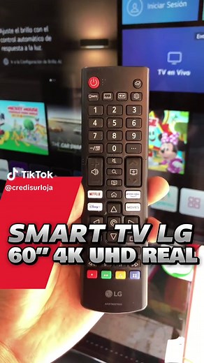 Nuevo Smart TV LG 60” 4K UHD con Procesador Generación 5
