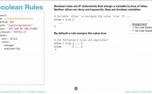 Open Policy Agent(OPA) - 3.1: boolean rules and evaluation