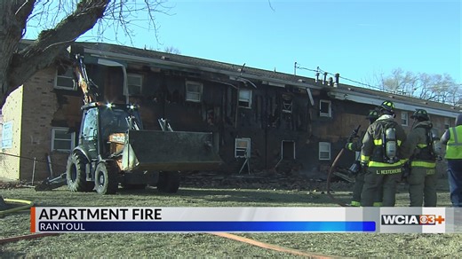 Building condemned, families displaced after Rantoul apartment fire