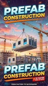 Prefabrication Construction Full Detail | Cost + Site Method Explained#Prefabrication#Construction#