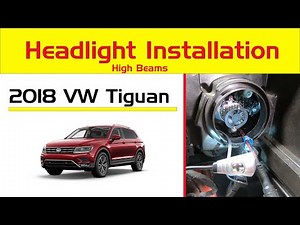 Install | Remove 2018-2020 VW Tiguan Headlight Bulb H7 LED Replacement