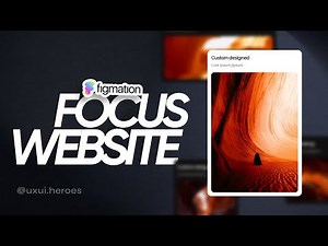 Website card hover animation | Figma tutorial | Figma animation