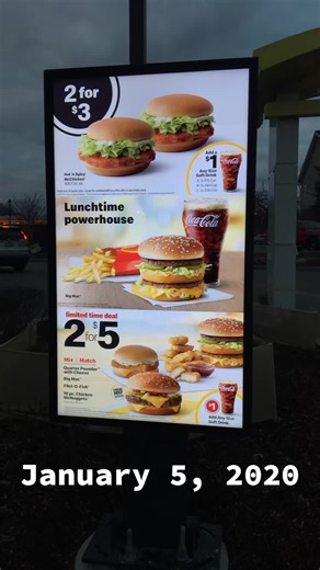 Precios de McDonald's en 2020: Gastronomía Nostálgica