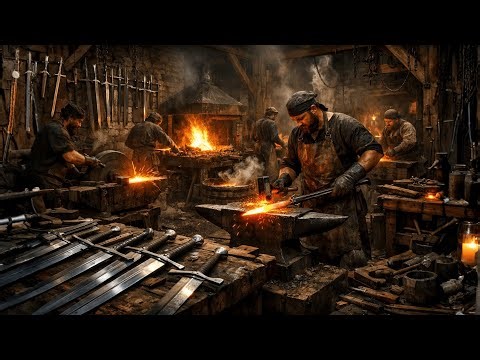INSIDE THE SWORD FACTORY: From Raw Steel to a $2 Million Masterpiece!