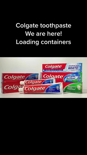 Original Colgate toothpaste loading containers now.contact us for good price #colgatetoothepaste #toothpaste