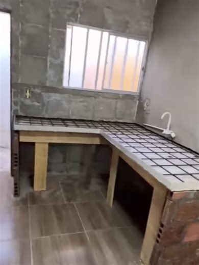 como hacer un mesón de cocina #cocina #trabajo #usa🇺🇸 #hogar #albañil