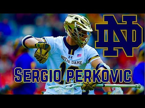 Sergio Perkovic Notre Dame Career Lacrosse Highlights