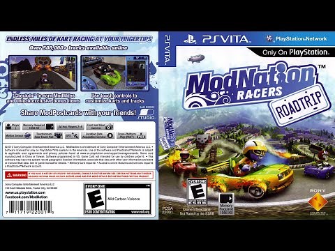 ModNation Racers: Road Trip (2012) - Full Gameplay | PSVITA | UHD | 4K |
