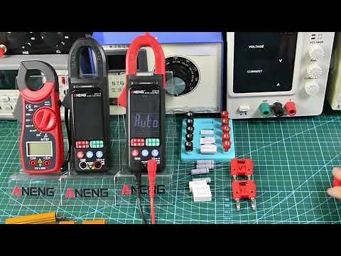 ANENG ST212 DC/AC Current Digital Clamp Meter 400A Amp Multimeter Large Color Screen Voltage Tester
