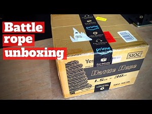 Yes4All battle rope unboxing