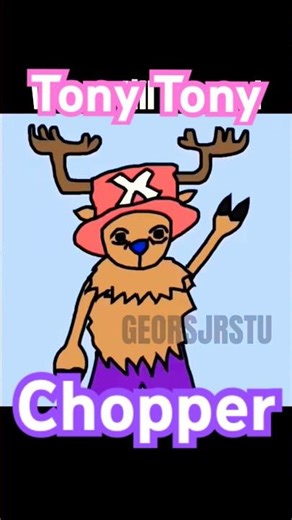 Tony Tony chopper transformations #anime #onepiece #shorts #luffy