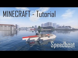 Minecraft Speedboat - Vehicle Tutorial