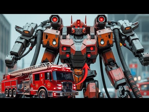 What Would It Be Like If Firefighting Vehicles Transformed Into Robots? | TRANSFORM LEGENDS