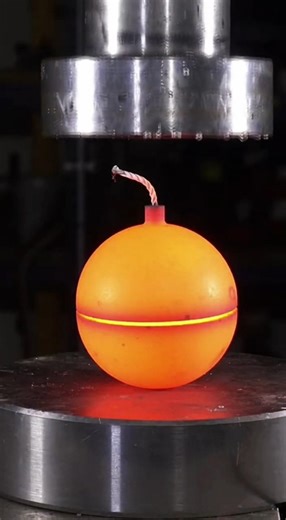 HYDRAULIC PRESS VS RED HOT METAL 🥵