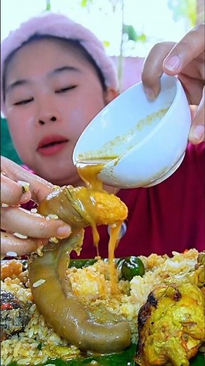 nasi padang gulai tambusu #kikiwulandari #mukbang #food #makan #nasipadang