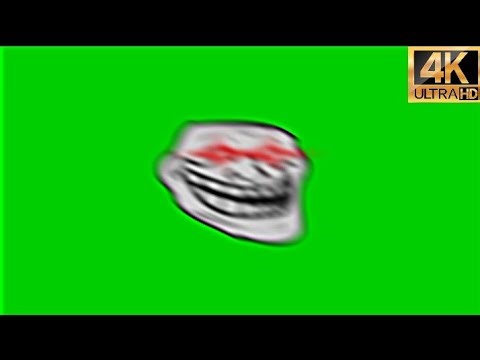 Red eye troll face | green screen template | Red eye troll face templete